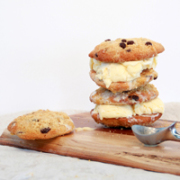 EAT | Choc Chip Crumb Cookie Icecream Sandwiches