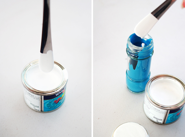 DIY Ombre Enamel Dipped Flatware | casinositekor.highwallsblog.com