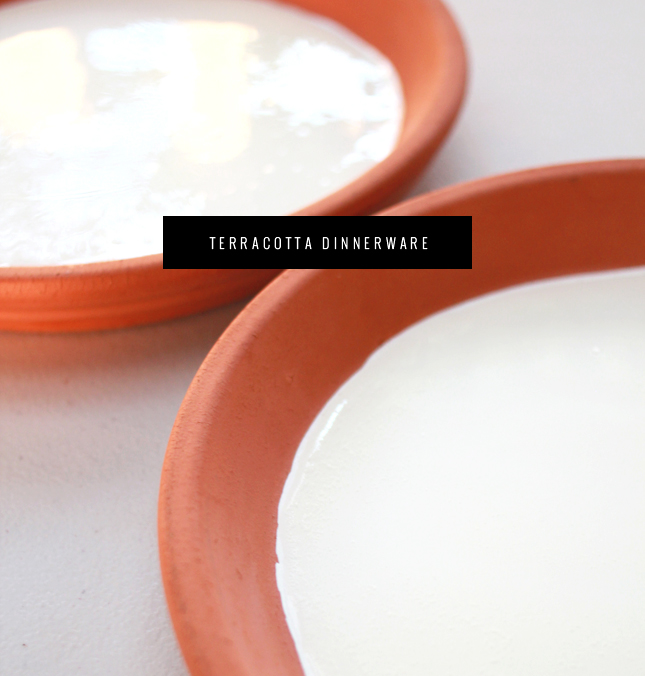From the Garden to the Table: DIY Terracotta Dinnerware | casinositekor.highwallsblog.com