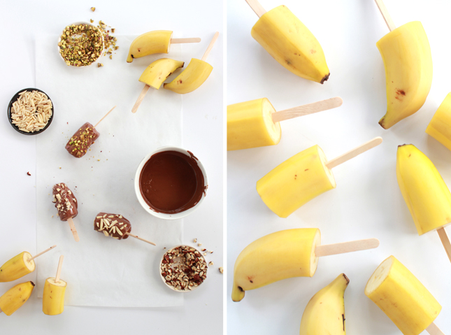 RECIPE | Frozen Chocolate Dipped Bananas | casinositekor.highwallsblog.com