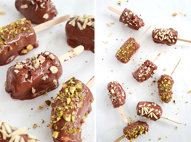 RECIPE | Frozen Chocolate Dipped Bananas | casinositekor.highwallsblog.com