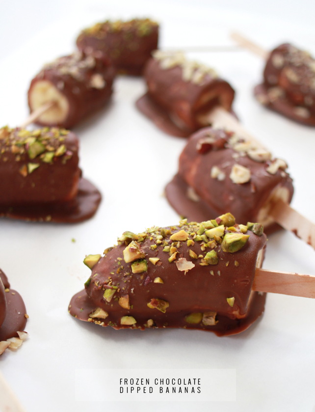 RECIPE | Frozen Chocolate Dipped Bananas | casinositekor.highwallsblog.com