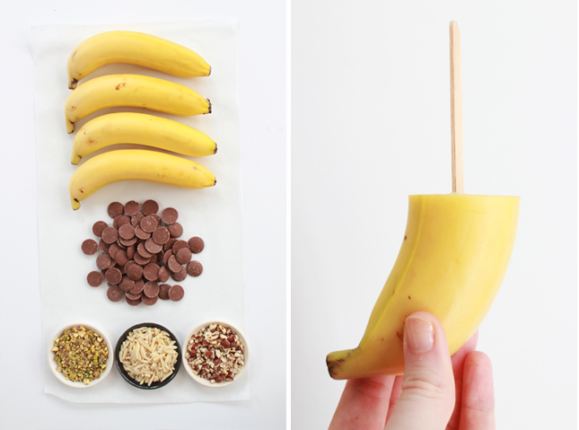 RECIPE | Frozen Chocolate Dipped Bananas | casinositekor.highwallsblog.com