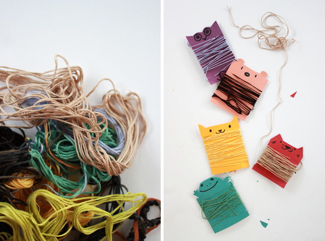 DIY | Animal Thread Organizers | casinositekor.highwallsblog.com
