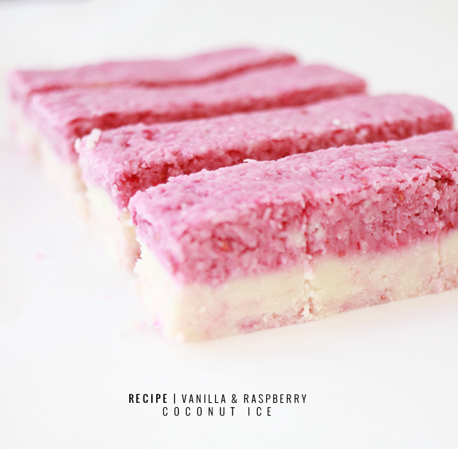 RECIPE |  Vanilla & Raspberry Coconut Ice | casinositekor.highwallsblog.com