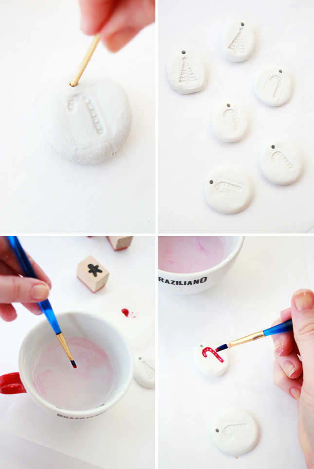 DIY | Stamped Clay Christmas Ornaments by casinositekor.highwallsblog.com
