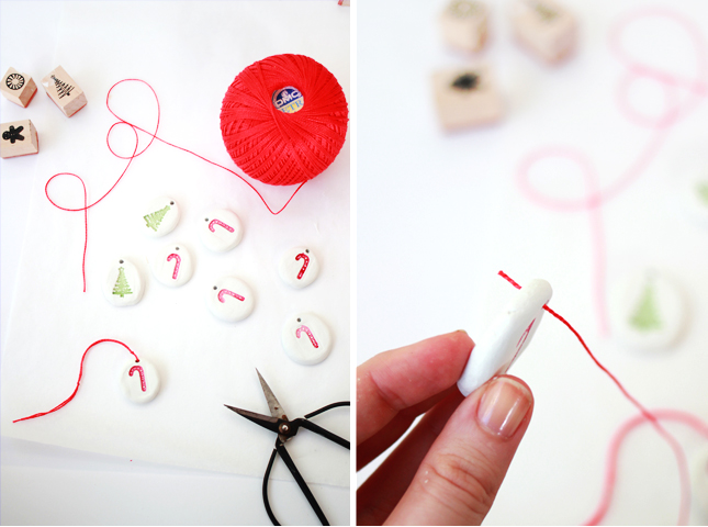 DIY | Stamped Clay Christmas Ornaments by casinositekor.highwallsblog.com