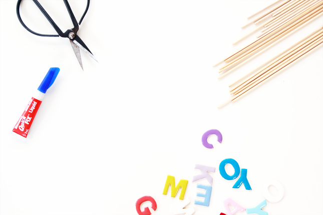 Make your own Candy Coloured Letter Cake Toppers | casinositekor.highwallsblog.com
