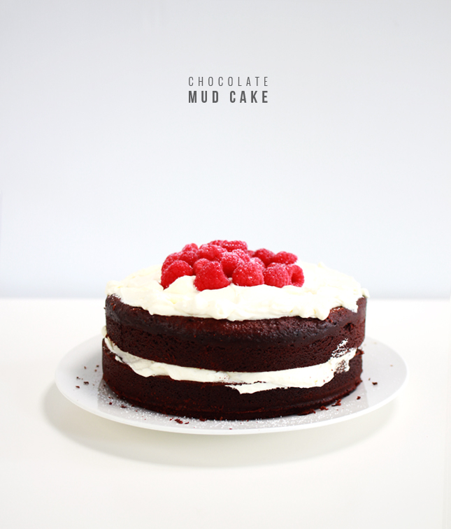 Eats | Chocolate Mud cake w/ berries and cream | casinositekor.highwallsblog.com