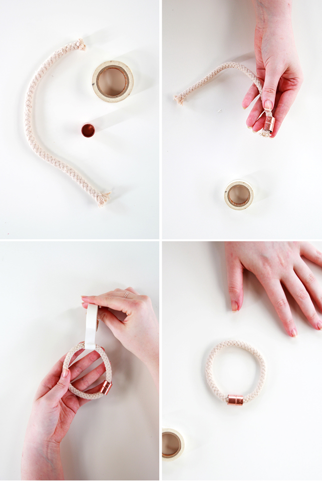 DIY Rope & Copper Bracelet | casinositekor.highwallsblog.com