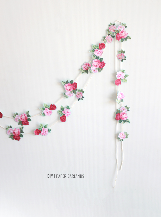Make your own pretty garlands from patterned paper | casinositekor.highwallsblog.com