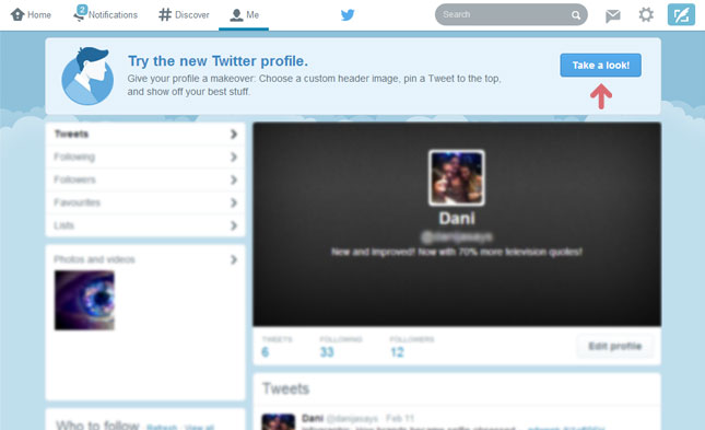 Step by Step guide to the new Twitter Profiles | casinositekor.highwallsblog.com