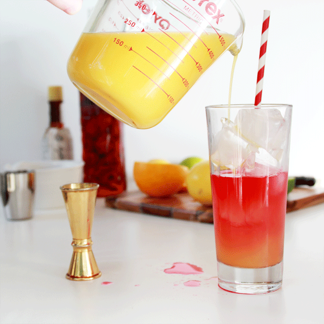 YUM! Rosella Screwdriver Cocktail -  See the full recipe at casinositekor.highwallsblog.com