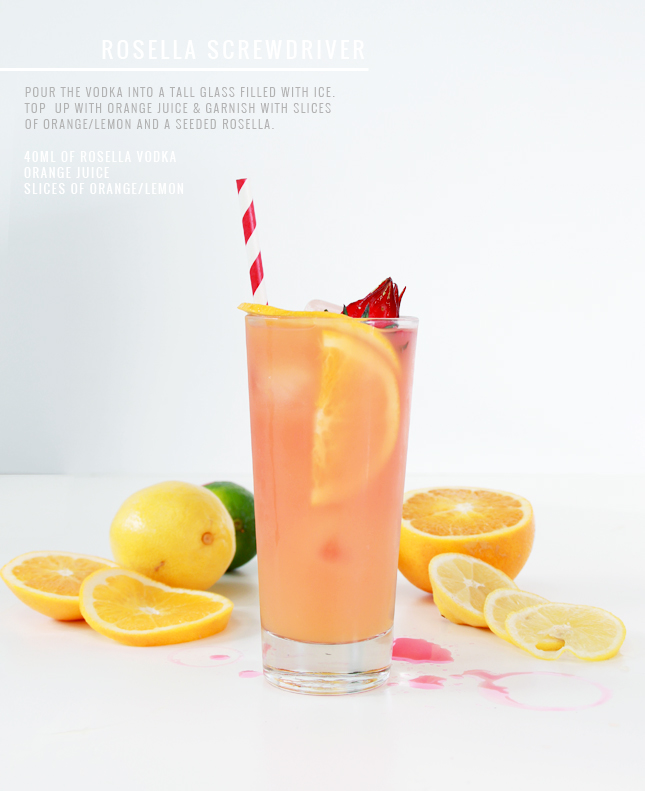 YUM! Rosella Screwdriver Cocktail -  See the full recipe at casinositekor.highwallsblog.com