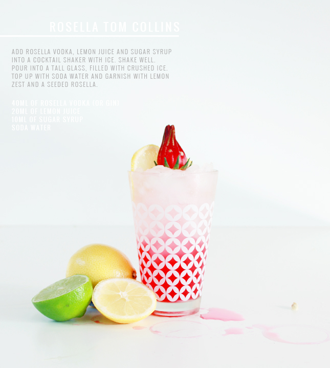 YUM! RosellaTom Collins Cocktail -  See the full recipe at casinositekor.highwallsblog.com