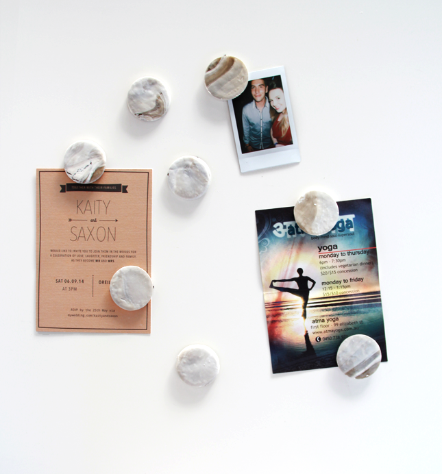 Faux Marble Magnets by High Walls (For Drifter & The Gypsy)