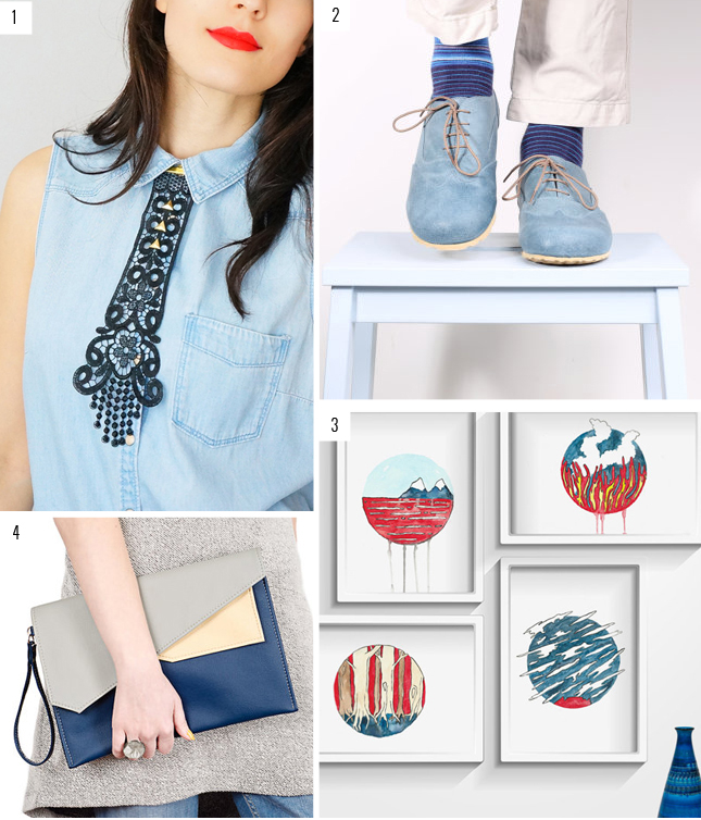 Oh Etsy | Blue beauties from around Etsy | via casinositekor.highwallsblog.com