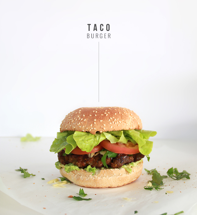 Mid-week meals: easy Taco Burgers (Click for the full recipe) | casinositekor.highwallsblog.com