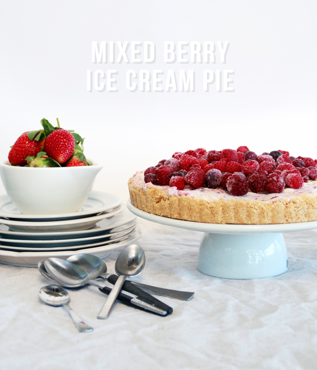 Mixed Berry Ice Cream Pie | casinositekor.highwallsblog.com