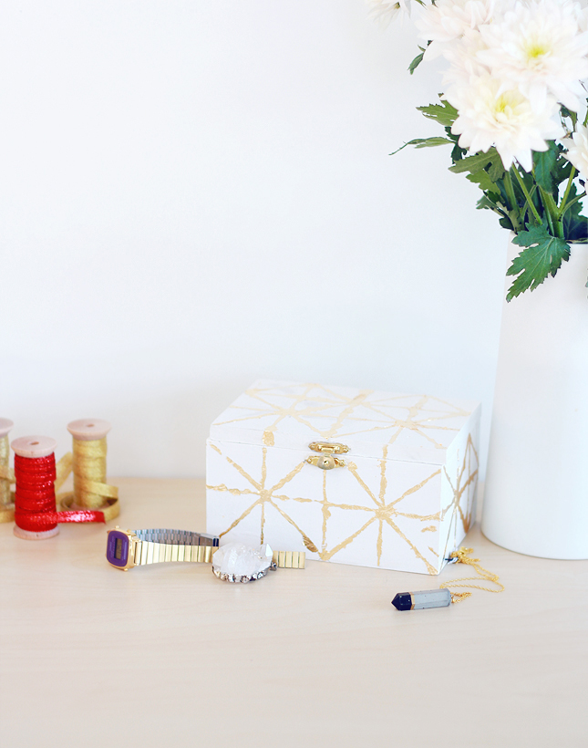DIY Gilded Jewellery Box by High Walls (for CoCorrina) | casinositekor.highwallsblog.com