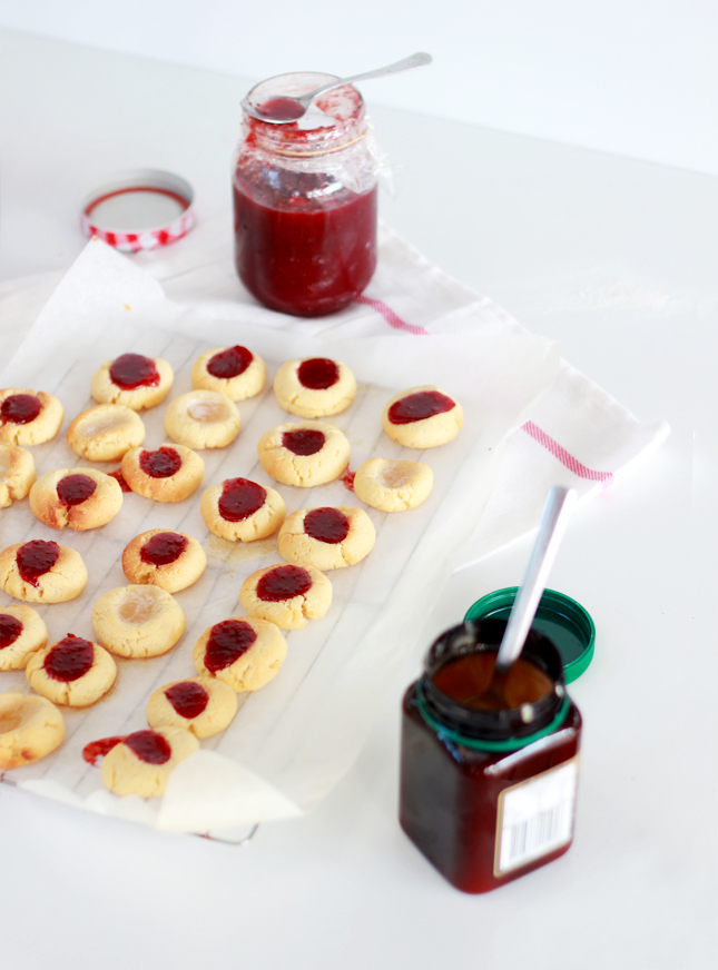 Thumbprint Cookies with Strawberry Jam | casinositekor.highwallsblog.com