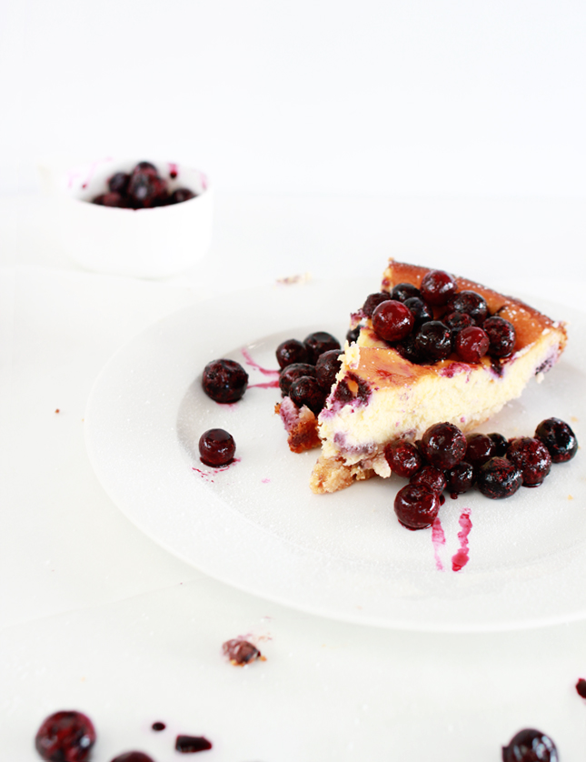 Blueberry & Lemon Baked Cheesecake | casinositekor.highwallsblog.com