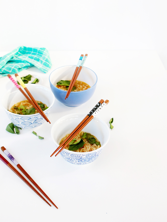 DIY Decorated Chopsticks | highwallsblog.com