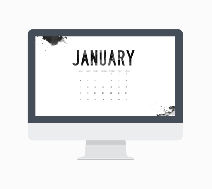 FREE Desktop Download! A clean and simple background for 2015!